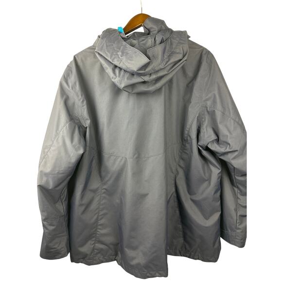 Women’s Columbia Bugaboo II Fleece Interchange Jacket Navy Blue Size 3X - Picture 2 of 5